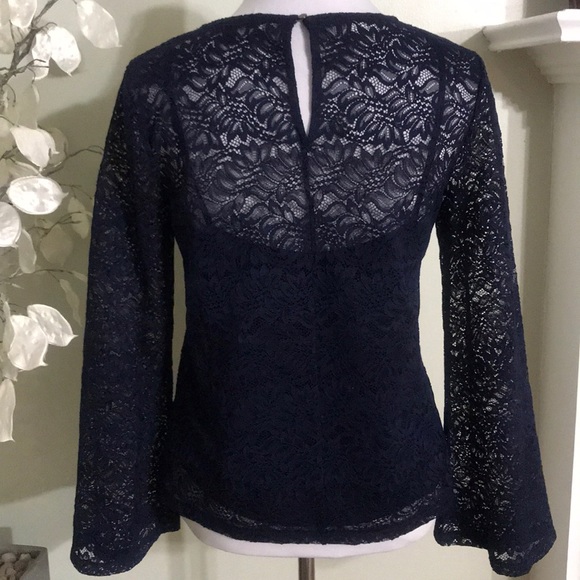 Banana Republic Navy Lace Top and Cami - Picture 5 of 6